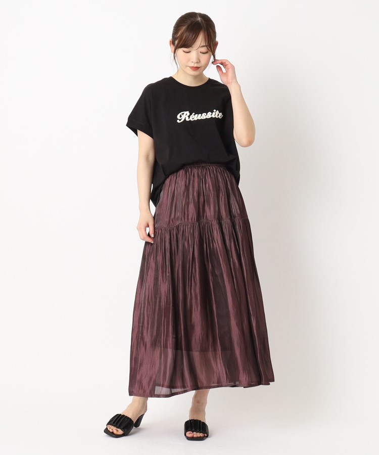 ザンパ(ZAMPA)のシアーギャザーティアードスカート24