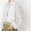 ザンパ(ZAMPA)のシアーリボンショートシャツ5