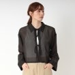 ザンパ(ZAMPA)のシアーリボンショートシャツ12