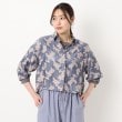 ザンパ(ZAMPA)のペイズリーカットジャカードランタンスリーブシャツ20