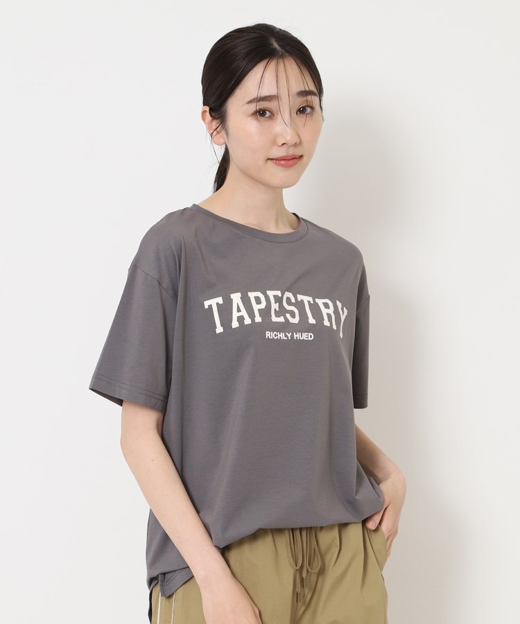 ザンパ(ZAMPA)のフロッキーロゴオーバーサイズTシャツ12