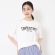 ザンパ(ZAMPA)のフロッキーロゴオーバーサイズTシャツ オフホワイト(003)