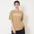 ザンパ(ZAMPA)のフロッキーロゴオーバーサイズTシャツ ベージュ(052)