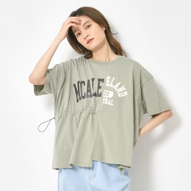 ザンパ(ZAMPA)のリメイク風アシメTシャツ Ｔシャツ