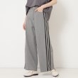 ザンパ(ZAMPA)のサイドラインデニムワイドパンツ グレー(012)