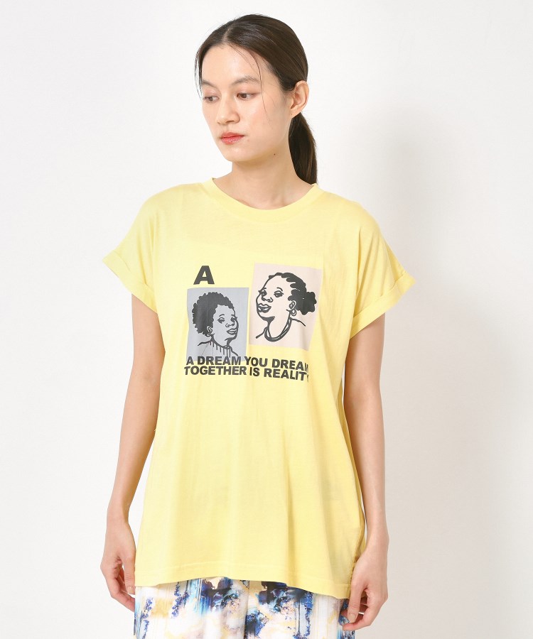 ザンパ(ZAMPA)のフェイスモチーフロゴドルマンTシャツ1