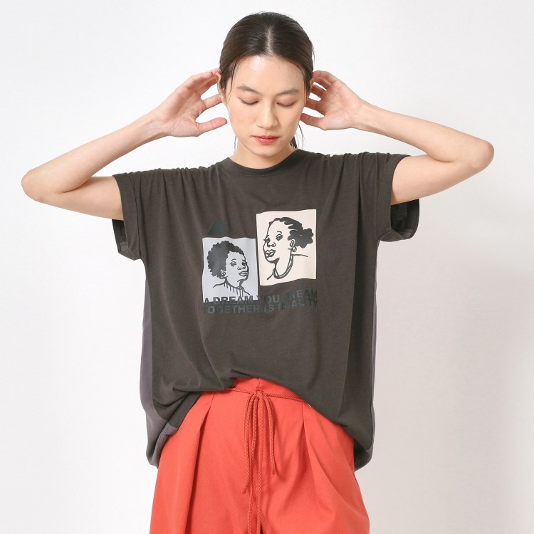 ザンパ(ZAMPA)のフェイスモチーフロゴドルマンTシャツ Ｔシャツ