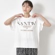 ザンパ(ZAMPA)のリメイク風切替ドルマンTシャツ オフホワイト(003)