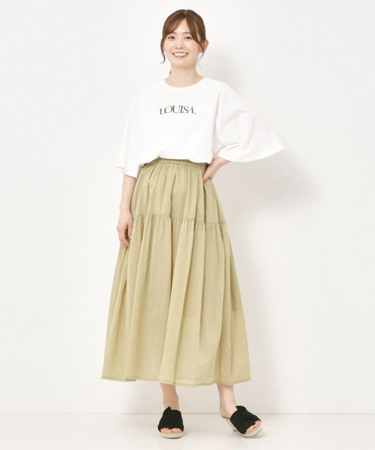 ザンパ(ZAMPA)のフレアースリーブロゴTシャツ9