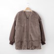 オフプライスストア(ウィメン)(OFF PRICE STORE(Women))のmitis フェイクファードッキングブルゾン モカブラウン(042)