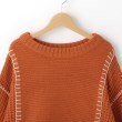 オフプライスストア(ウィメン)(OFF PRICE STORE(Women))のmyke 配色ステッチニットプルオーバー3