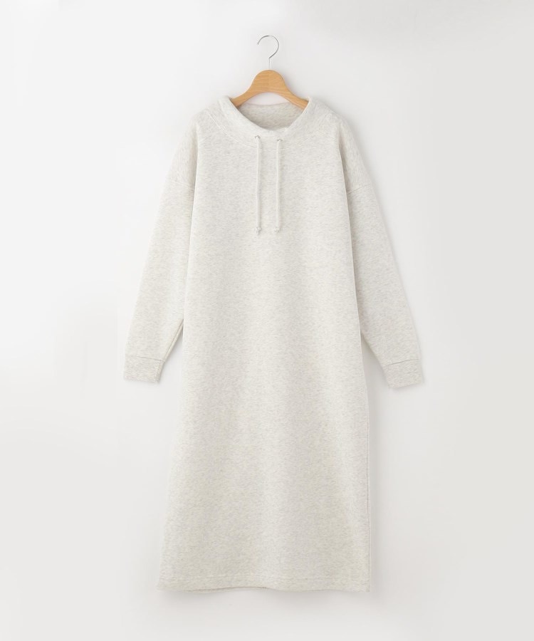 オフプライスストア(ウィメン)(OFF PRICE STORE(Women))のmyke 裏起毛ルーズハイネックワンピース ライトグレー(011)