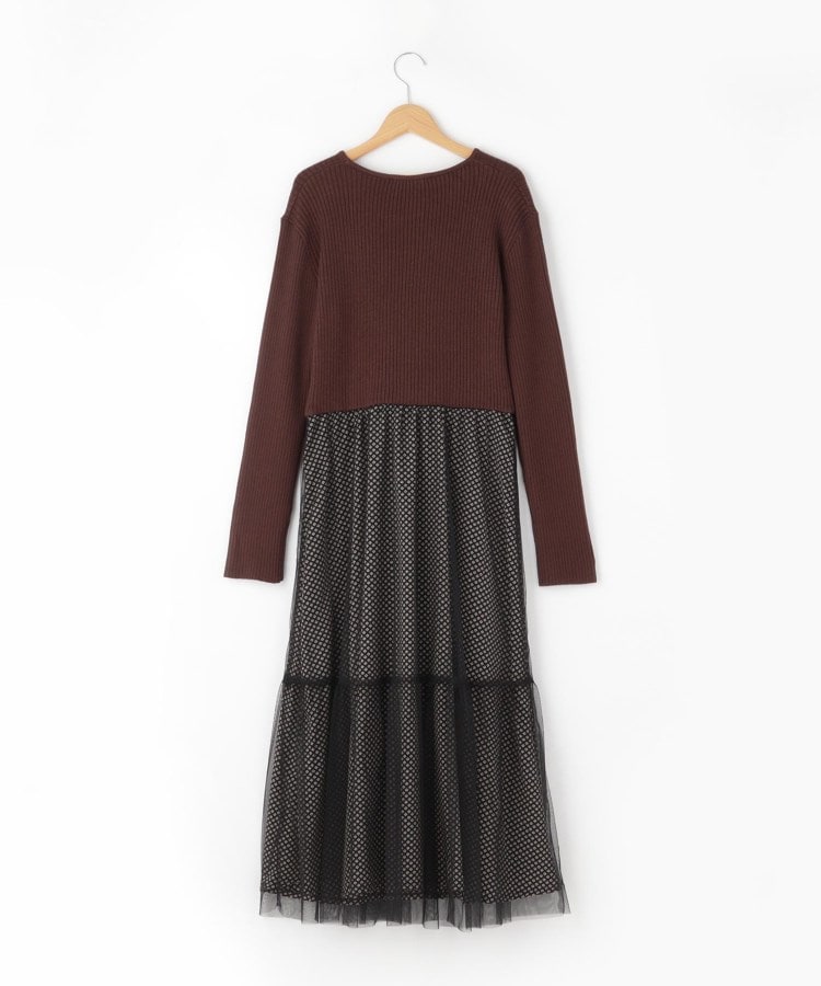 オフプライスストア(ウィメン)(OFF PRICE STORE(Women))のespeyrac ニット×チュールスカートドッキングワンピース2