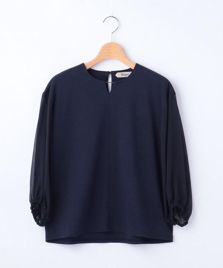 ＜WORLD＞ OFF PRICE STORE(Women)(オフプライスストア(ウィメン)) ESPEYRAC 袖シフォンカットソー