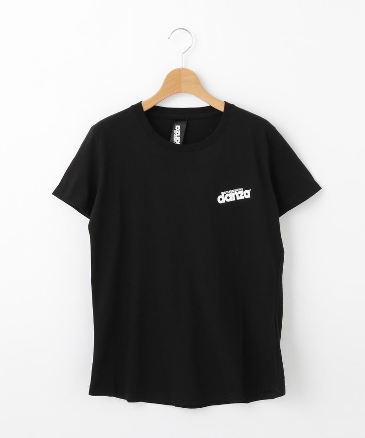 オフプライスストア(ウィメン)(OFF PRICE STORE(Women))のDIMENSIONE DANZA ワンポイントロゴTシャツ ブラック(019)