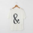 オフプライスストア(ウィメン)(OFF PRICE STORE(Women))のDIMENSIONE DANZA デザインプリントTシャツ ホワイト(001)