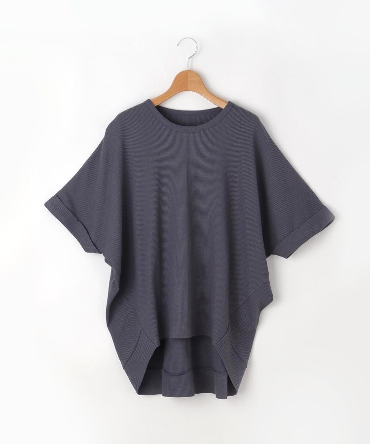 オフプライスストア(ウィメン)(OFF PRICE STORE(Women))のmyke ワッフルドルマンTシャツ ネイビー(093)