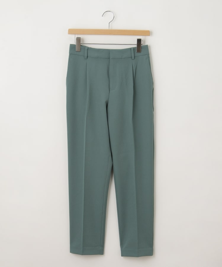 オフプライスストア(ウィメン)(OFF PRICE STORE(Women))のJeunne garcon（ジュンヌ ギャルソン） ウエストゴムタック入りテーパードパンツ グリーン(022)
