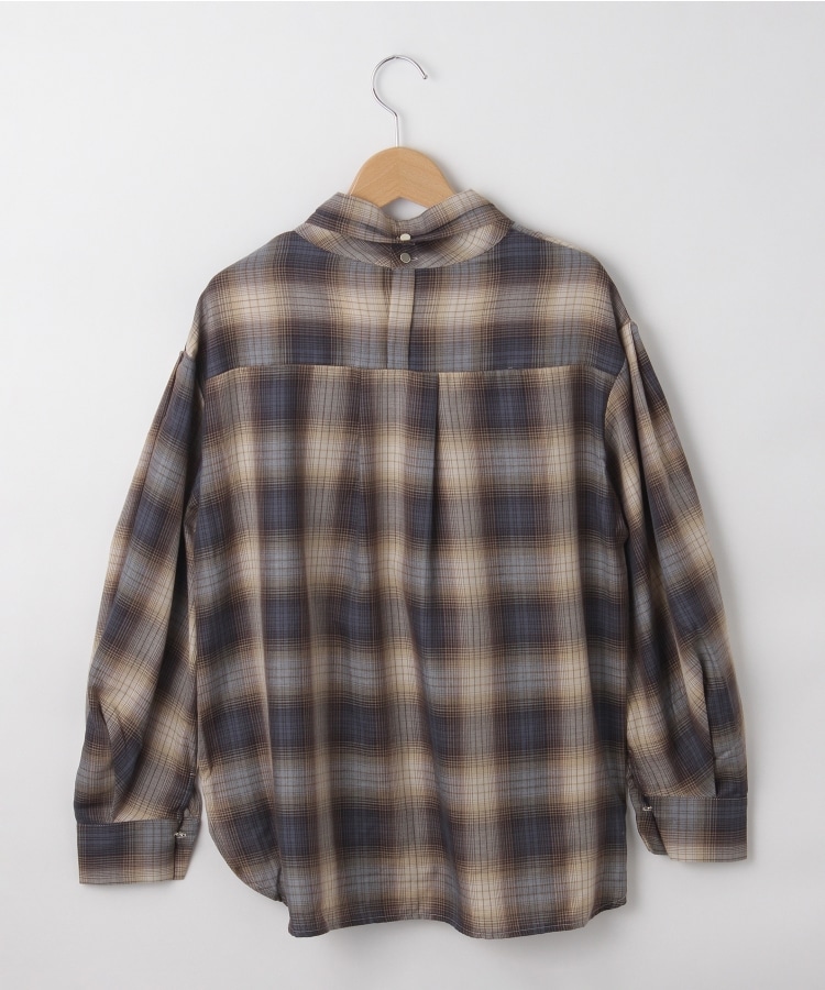 オフプライスストア(ウィメン)(OFF PRICE STORE(Women))のJeunne garcon（ジュンヌ ギャルソン） 取り外し可リボンタイ付きハイネックブラウス【SALE/カジュアル/デイリー/トレンド/きれいめカジュアル/ルーズシルエット/ゆったり】2