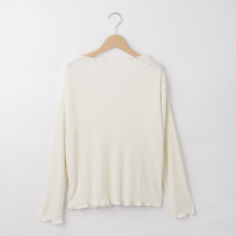 オフプライスストア(ウィメン)(OFF PRICE STORE(Women))のmitis（ミティス） 光沢リブメロウプルオーバー【SALE/カジュアル/デイリー/トレンド/きれいめカジュアル】 カットソー
