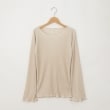 オフプライスストア(ウィメン)(OFF PRICE STORE(Women))のmitis（ミティス） 光沢リブメロウプルオーバー【SALE/カジュアル/デイリー/トレンド/きれいめカジュアル/ルーズシルエット/ゆったり】 ベージュ(052)