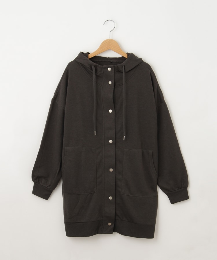 オフプライスストア(ウィメン)(OFF PRICE STORE(Women))のmyke（ミーカ） 前あきロングパーカー【SALE/カジュアル/デイリー/トレンド/きれいめカジュアル/ルーズシルエット/ゆったり】1
