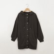 オフプライスストア(ウィメン)(OFF PRICE STORE(Women))のmyke（ミーカ） 前あきロングパーカー【SALE/カジュアル/デイリー/トレンド/きれいめカジュアル/ルーズシルエット/ゆったり】 チャコールグレー(014)
