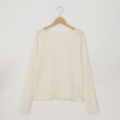 オフプライスストア(ウィメン)(OFF PRICE STORE(Women))のmitis（ミティス） 膨れジャカードラウンドネックカットソー【SALE／カジュアル／デイリー／トレンド／きれいめカジュアル】 アイボリー(004)
