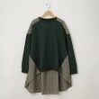 オフプライスストア(ウィメン)(OFF PRICE STORE(Women))のmyke（ミーカ） コンビバッグロングプルオーバー【SALE/カジュアル/デイリー/トレンド/きれいめカジュアル/ルーズシルエット/ゆったり】 グリーン(022)