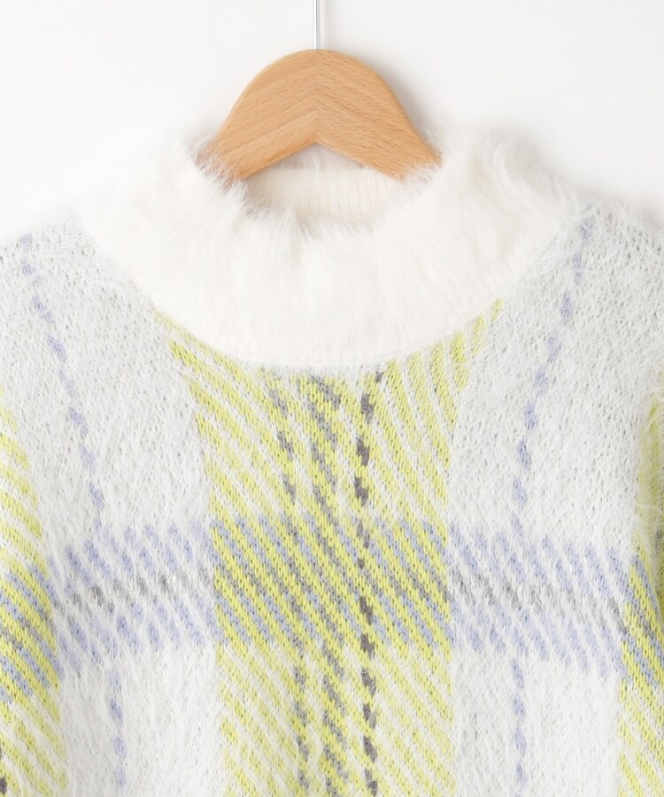 オフプライスストア(ウィメン)(OFF PRICE STORE(Women))のESPEYRAC(エスペラック) マドラスチェックシャギーニット4
