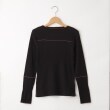 オフプライスストア(ウィメン)(OFF PRICE STORE(Women))のESPEYRAC(エスペラック) 配色ラインリブニット ブラック(019)