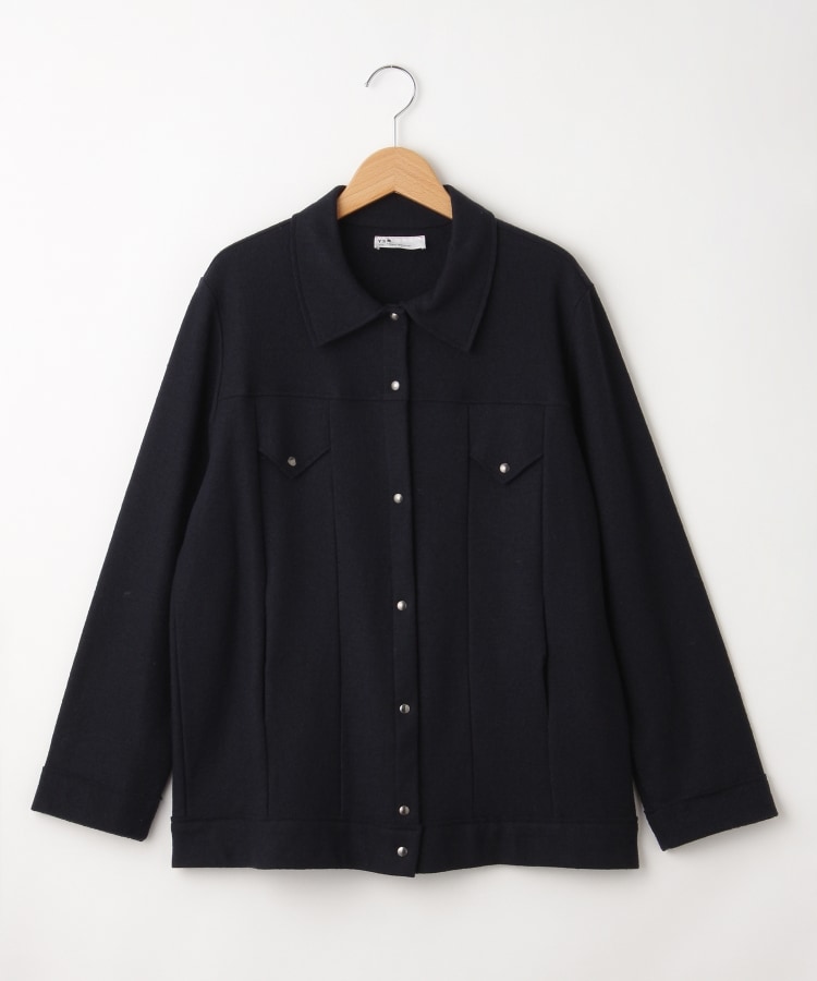オフプライスストア(ウィメン)(OFF PRICE STORE(Women))のYSM（ワイエスエム） ウールカジュアルジャケット ブルー(093)