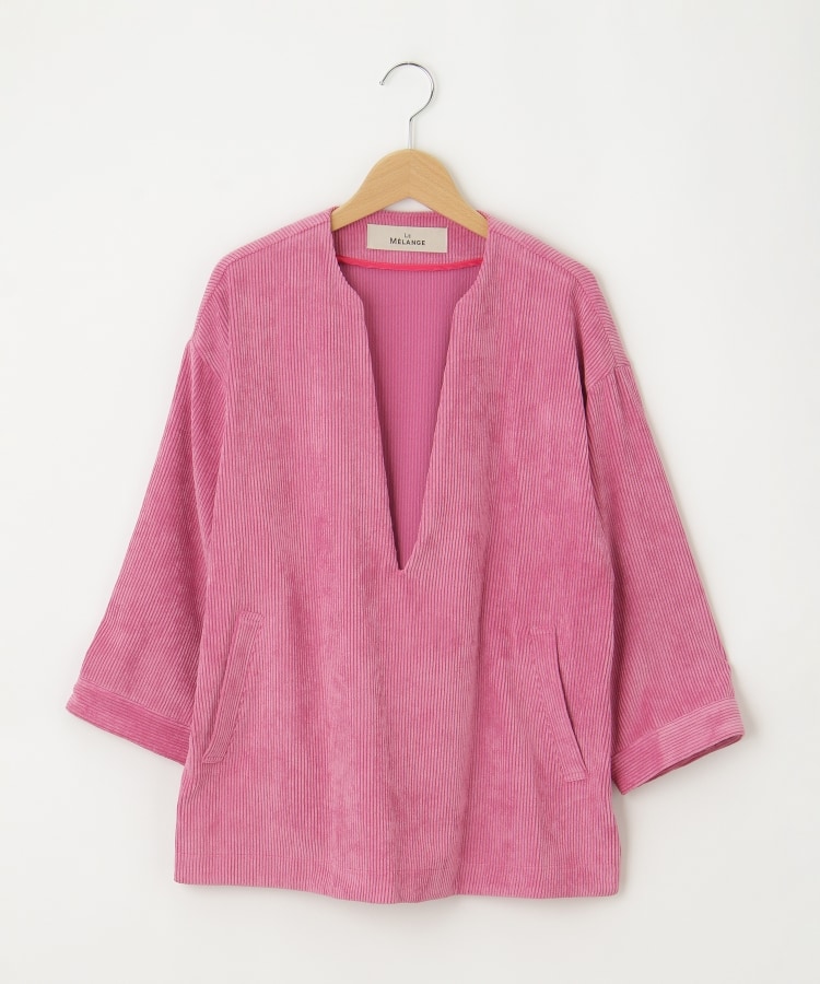 オフプライスストア(ウィメン)(OFF PRICE STORE(Women))のLEMELANGE(ル・メランジュ） コーデュロイプルオーバー ピンク(072)