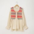 オフプライスストア(ウィメン)(OFF PRICE STORE(Women))のLEMELANGE(ル・メランジュ） 刺しゅうベスト付きシャツ アイボリー(004)