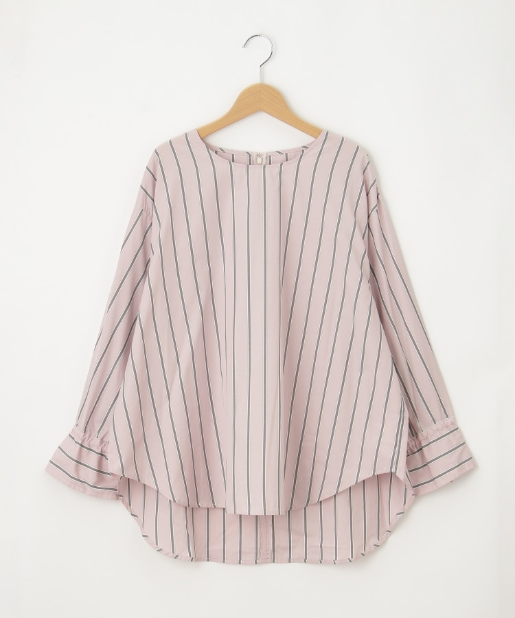 オフプライスストア(ウィメン)(OFF PRICE STORE(Women))のLEMELANGE(ル・メランジュ） ストライププルオーバーブラウス ピンク(072)