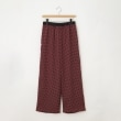 オフプライスストア(ウィメン)(OFF PRICE STORE(Women))のLEMELANGE(ル・メランジュ） ウエストゴムドロスト付きドットパンツ ボルドー(064)
