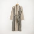 オフプライスストア(ウィメン)(OFF PRICE STORE(Women))のYSM（ワイエスエム） コーデュロイ＆チェックコンビガウンコート チャコールグレー(013)