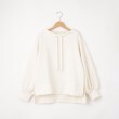 オフプライスストア(ウィメン)(OFF PRICE STORE(Women))のmitis（ミティス） 紐付きボートネックプルオーバー【SALE/カジュアル/デイリー/トレンド/きれいめカジュアル/ゆったり】 アイボリー(004)
