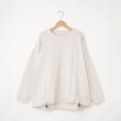 オフプライスストア(ウィメン)(OFF PRICE STORE(Women))のmyke（ミーカ） 裾ドロストワイドカットソー【SALE/カジュアル/デイリー/トレンド/ルーズシルエット/ゆったり】 アイボリー(004)