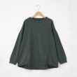 オフプライスストア(ウィメン)(OFF PRICE STORE(Women))のmyke（ミーカ） 裾ドロストワイドカットソー【SALE/カジュアル/デイリー/トレンド/ルーズシルエット/ゆったり】 グリーン(022)