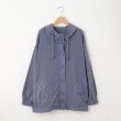オフプライスストア(ウィメン)(OFF PRICE STORE(Women))のmyke（ミーカ） 異素材切り替えボタンパーカー ブルー(092)