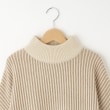 オフプライスストア(ウィメン)(OFF PRICE STORE(Women))のmyke（ミーカ） ハイネック2色編みニットセーター【SALE/カジュアル/デイリー/トレンド/きれいめカジュアル/ルーズシルエット/ゆったり】3