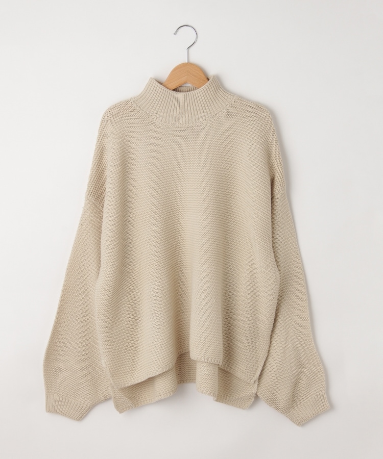 myke(ミーカ) オーバーサイズハイネックニットセーター【SALE myke(ミーカ) オーバーサイズハイネックニットセーター【SALE