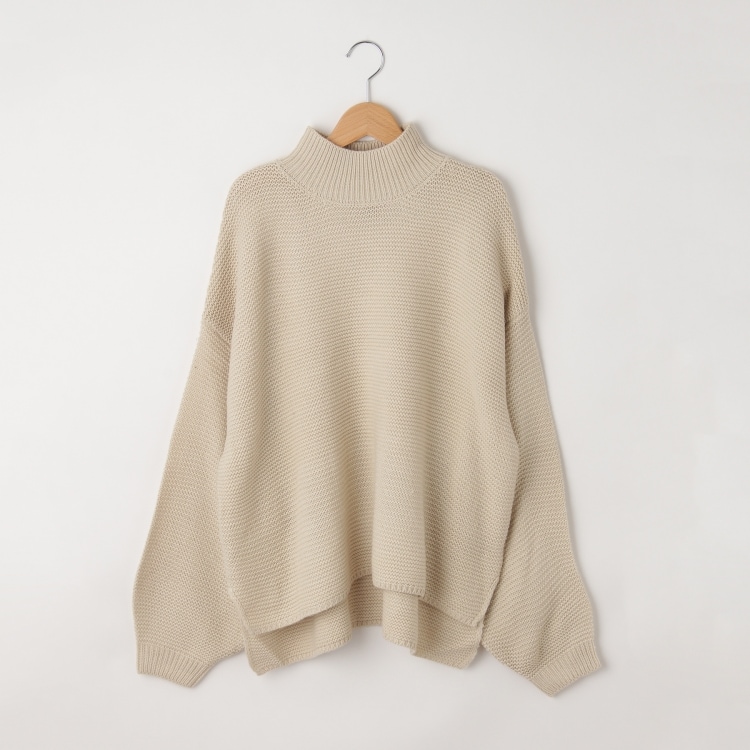 オフプライスストア(ウィメン)(OFF PRICE STORE(Women))のmyke（ミーカ） オーバーサイズハイネックニットセーター【SALE/カジュアル/デイリー/トレンド/きれいめカジュアル/ルーズシルエット/ゆったり】 ニット/セーター