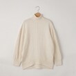 オフプライスストア(ウィメン)(OFF PRICE STORE(Women))のmyke（ミーカ） ハイネック切り替え編みニットセーター【SALE/カジュアル/デイリー/トレンド/きれいめカジュアル/ルーズシルエット】 アイボリー(004)