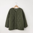 オフプライスストア(ウィメン)(OFF PRICE STORE(Women))のmitis（ミティス） キルティングノーカラージャンパー【SALE/カジュアル/デイリー/トレンド/きれいめカジュアル】 カーキ(027)