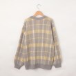 オフプライスストア(ウィメン)(OFF PRICE STORE(Women))のmyke（ミーカ） チェックVネックニットカーディガン【SALE/カジュアル/デイリー/トレンド/きれいめカジュアル/ルーズシルエット/ゆったり】3