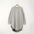 オフプライスストア(ウィメン)(OFF PRICE STORE(Women))のmyke（ミーカ） 異素材ミックスロングプルオーバー【SALE/カジュアル/デイリー/トレンド/きれいめカジュアル/ルーズシルエット/ゆったり】2