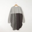 オフプライスストア(ウィメン)(OFF PRICE STORE(Women))のmyke（ミーカ） 異素材ミックスロングプルオーバー【SALE/カジュアル/デイリー/トレンド/きれいめカジュアル/ルーズシルエット/ゆったり】3
