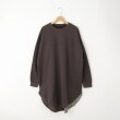 オフプライスストア(ウィメン)(OFF PRICE STORE(Women))のmyke（ミーカ） 異素材ミックスロングプルオーバー【SALE/カジュアル/デイリー/トレンド/きれいめカジュアル/ルーズシルエット/ゆったり】 チャコールグレー(014)